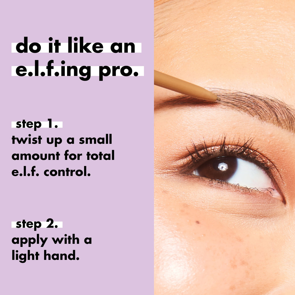 e.l.f. Micro-Fine Brow Pencil, Neutral Brown, 0.001oz