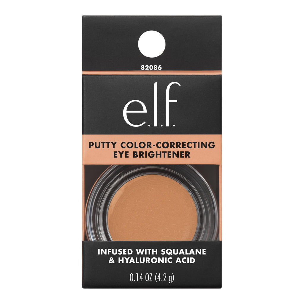 e.l.f. Putty Color-Correcting Eye Brightener, Medium/Tan, 0.14oz