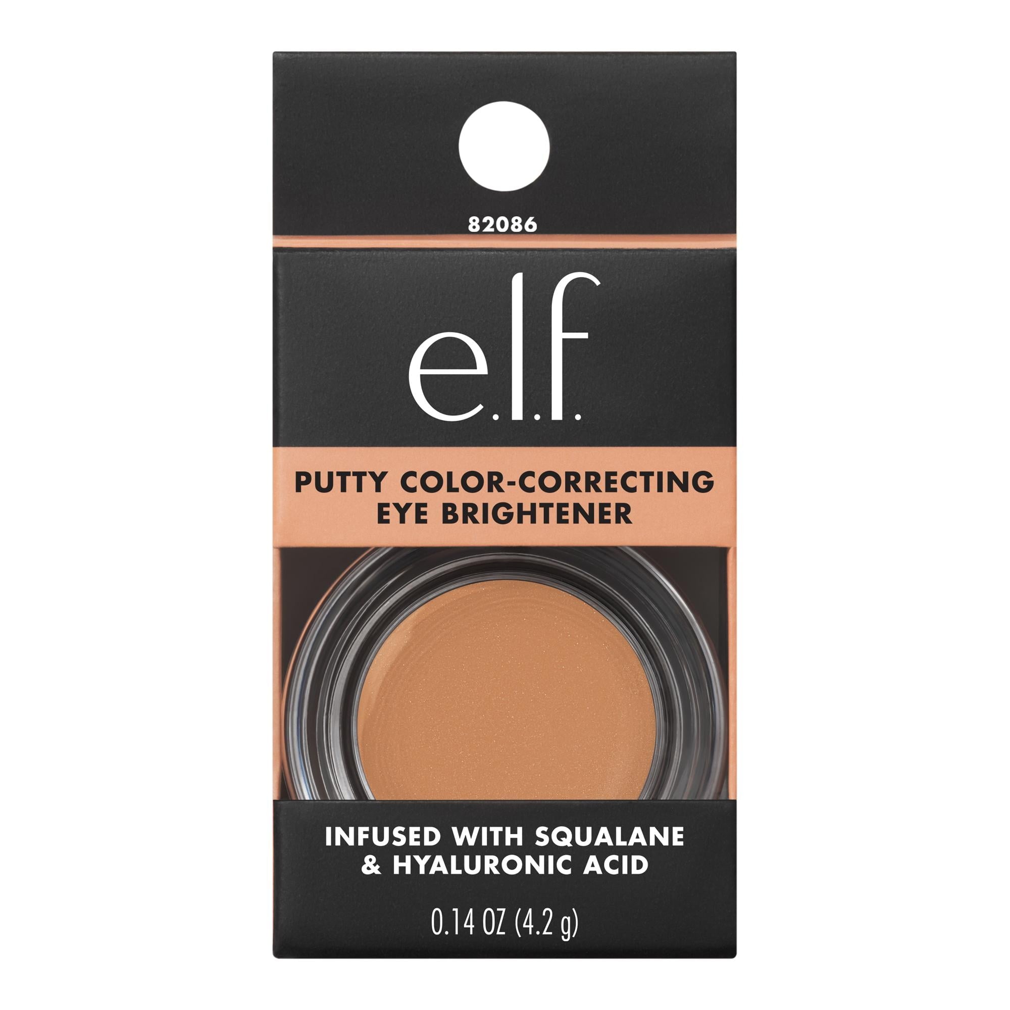 e.l.f. Putty Color-Correcting Eye Brightener, Medium/Tan, 0.14oz