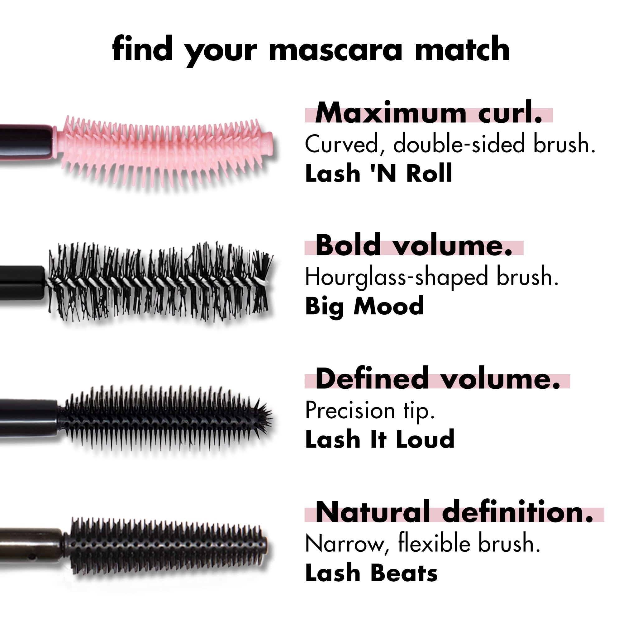 e.l.f. Lash 'N Roll® Curling & Lifting Mascara, Deep Brown, 0.32oz