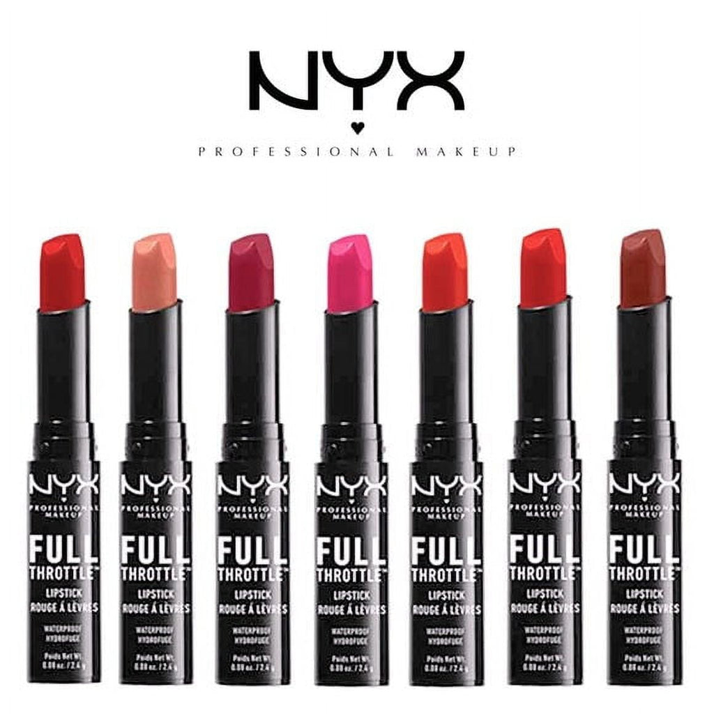 NYX Cosmetics NYX Waterproof Full Throttle Lipstick,