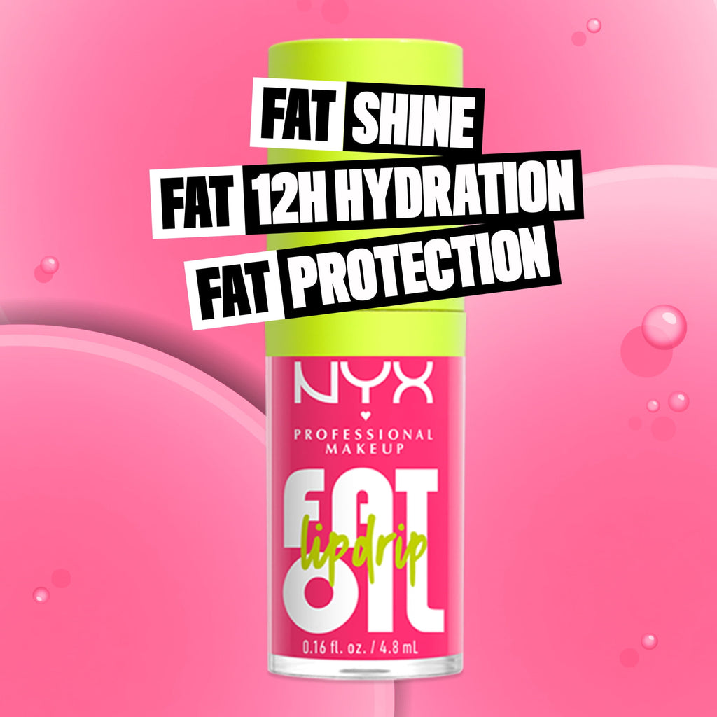 NYX Professional Makeup Fat Oil Lip Drip Hydrating Lip Gloss with Oil Blend, Missed Call, 0.16 fl oz