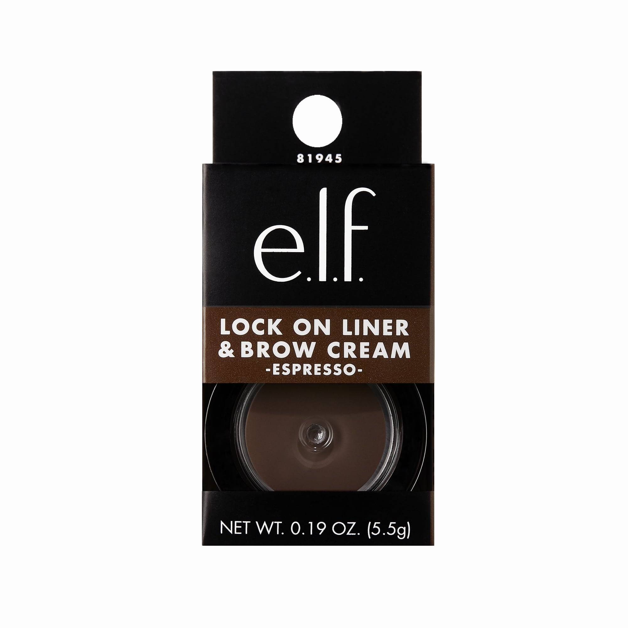 e.l.f. Lock on Liner and Brow Cream, Espresso, 0.19 oz