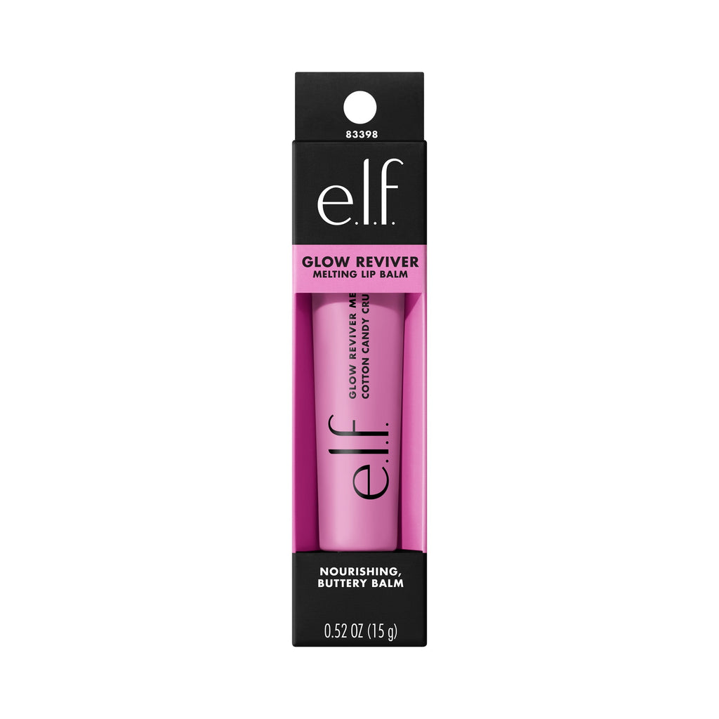 e.l.f. Glow Reviver Melting Lip Balm, Cotton Candy Crush, 0.52oz