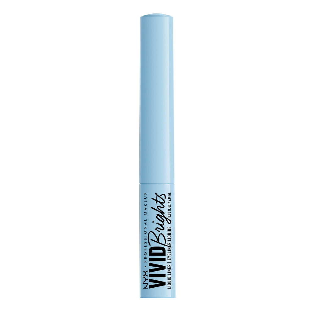 NYX Professional Makeup Vivid Bright Matte Liquid Eyeliner, Blue Thang, 0.06 fl oz