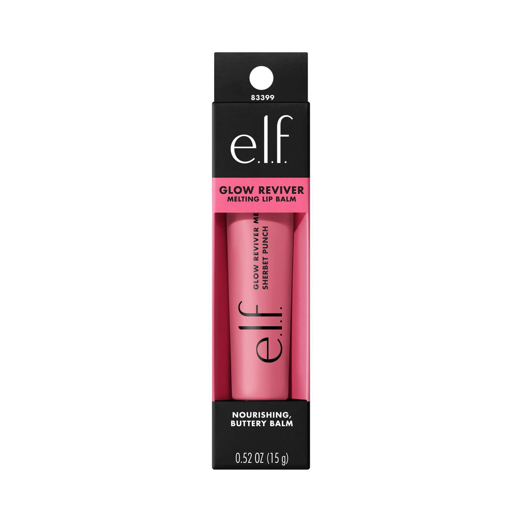 e.l.f. Glow Reviver Melting Lip Balm, Sherbet Punch, 0.52oz