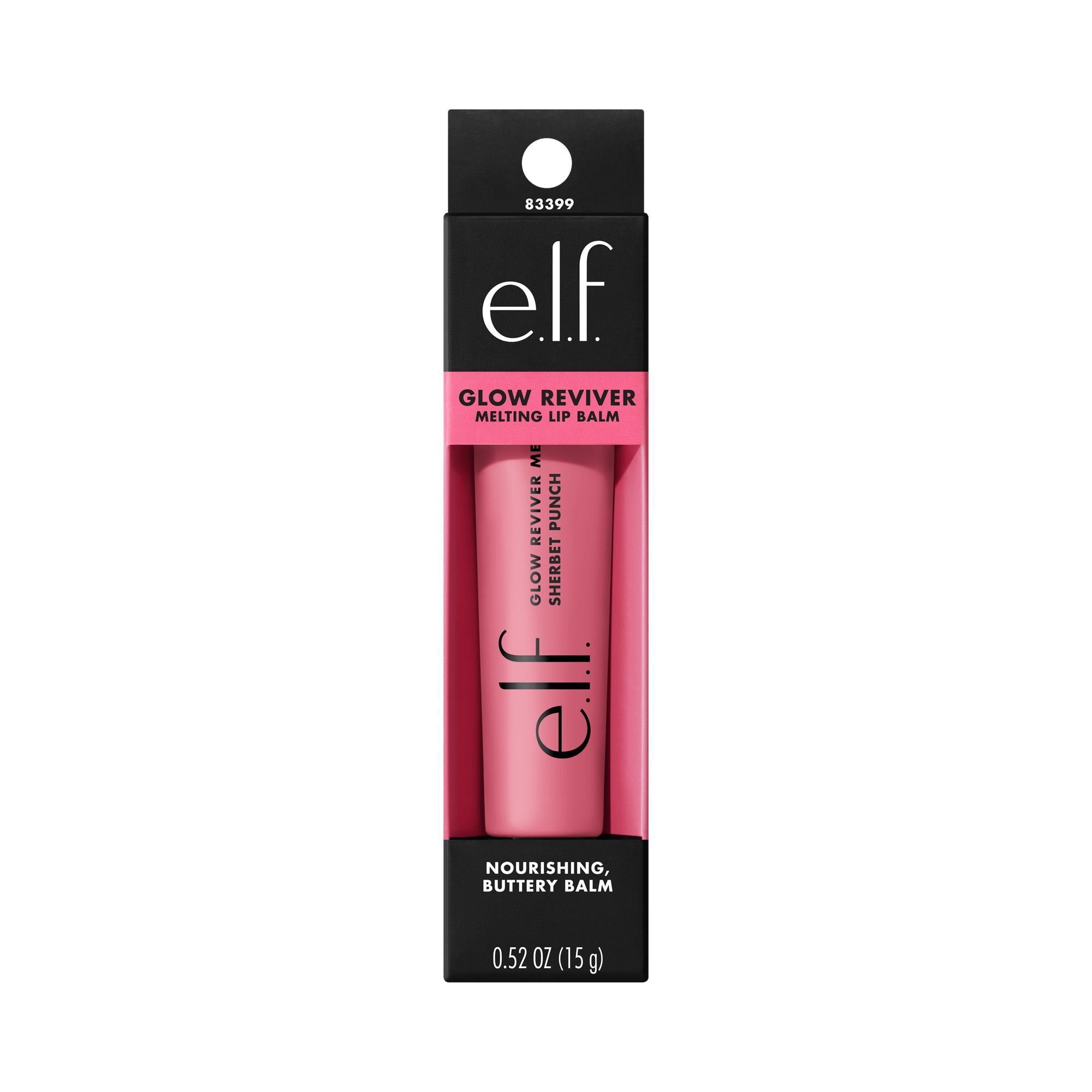 e.l.f. Glow Reviver Melting Lip Balm, Sherbet Punch, 0.52oz