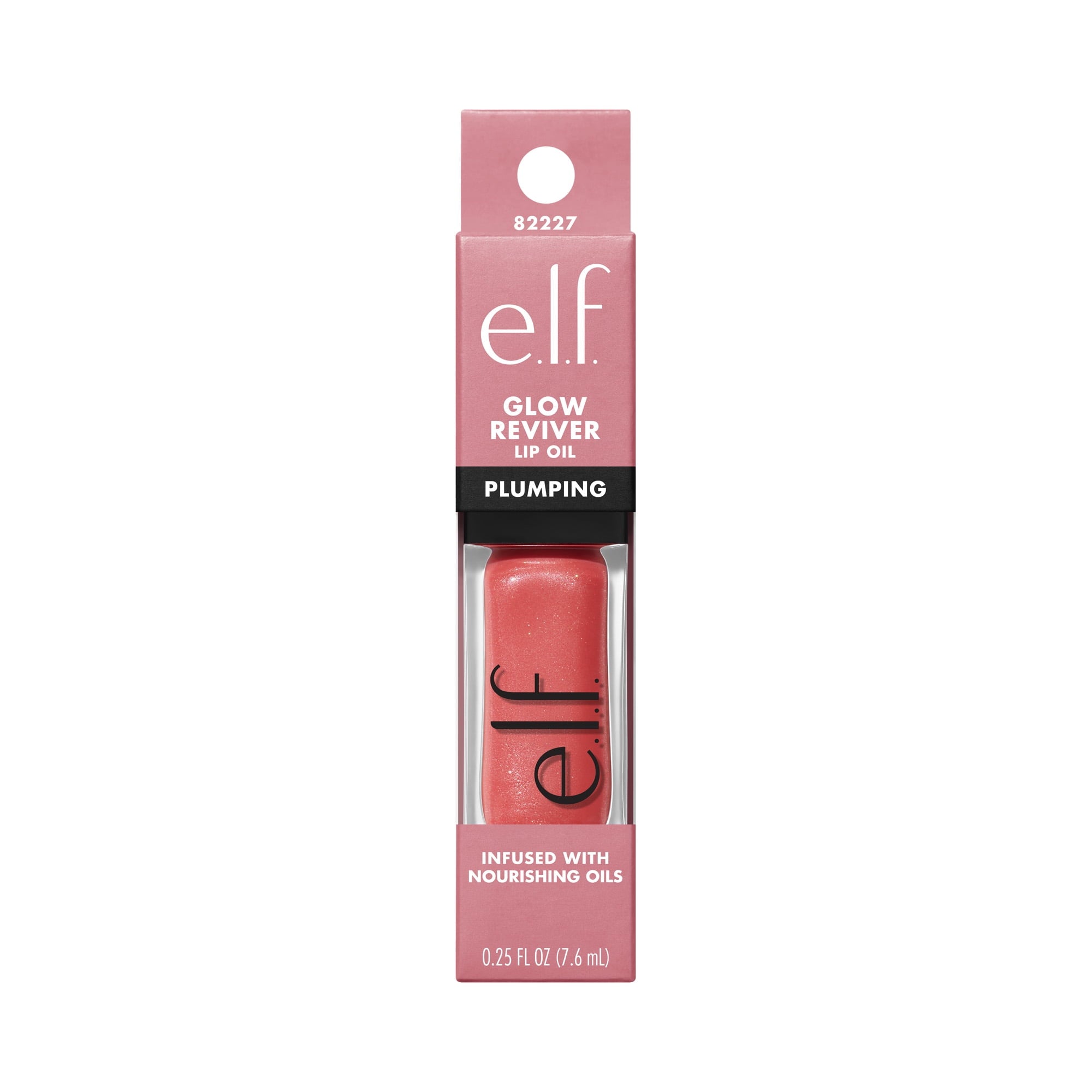 e.l.f. Glow Reviver Plumping Lip Oil Warm Pink
