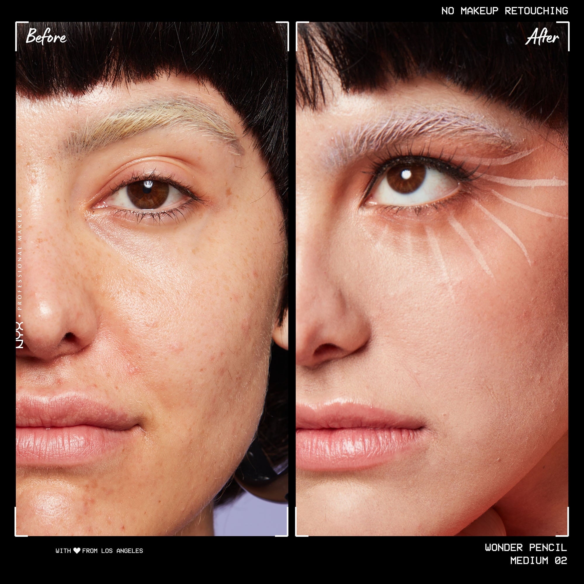 NYX Professional Makeup Wonder Pencil, Vegan Highlighting Pencil, Medium
