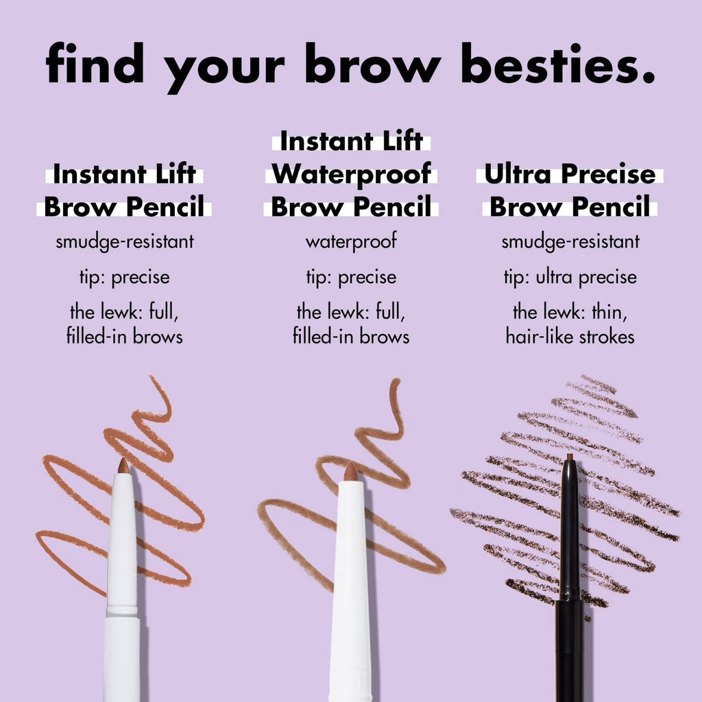 e.l.f. Instant Lift Brow Pencil - 2 Pack, Neutral Brown