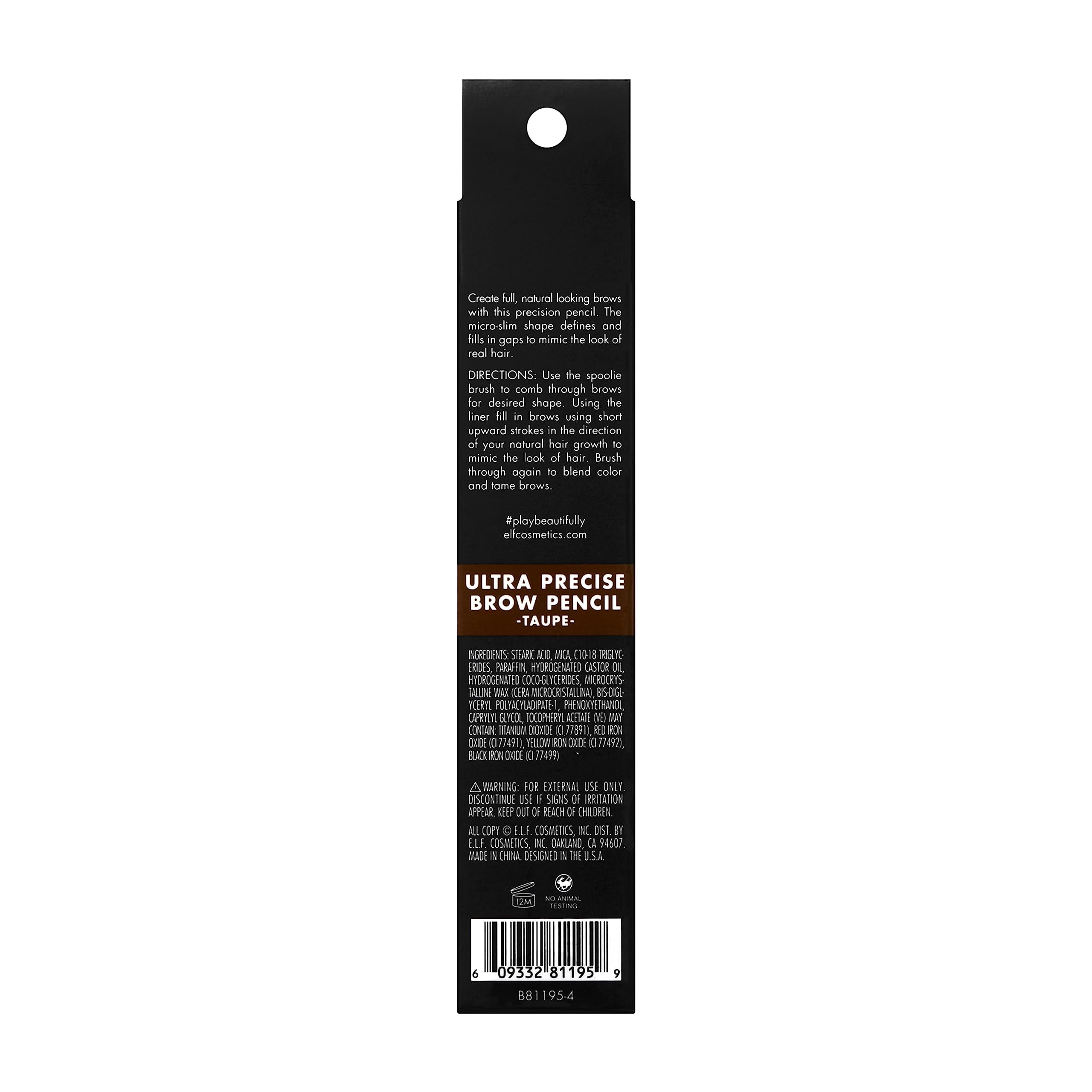 e.l.f. Ultra Precise Brow Pencil, Taupe, 0.002 oz