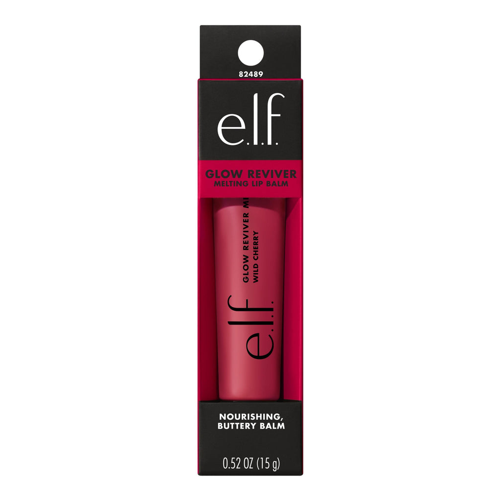 e.l.f. Glow Reviver Melting Lip Balm, Wild Cherry, 0.52 oz