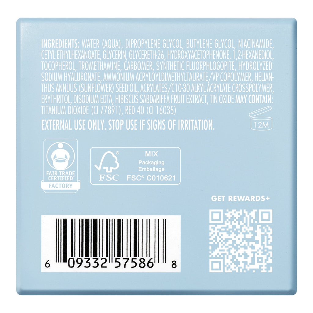 e.l.f. SKIN Holy Hydration! Thirst Burst Drops, Brightening & Hydrating Gel Serum, 1% Hydrating Hibiscus Complex + 5% Niacinamide, 1 fl oz