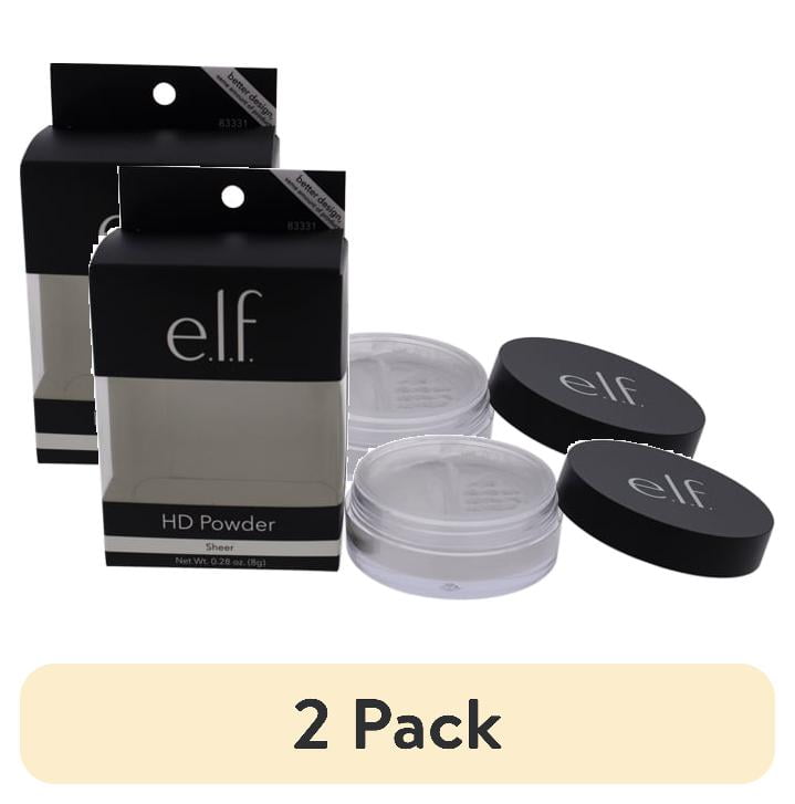 (2 pack) e.l.f. High Definition Loose Powder, Sheer Finish Makeup Setting Powder