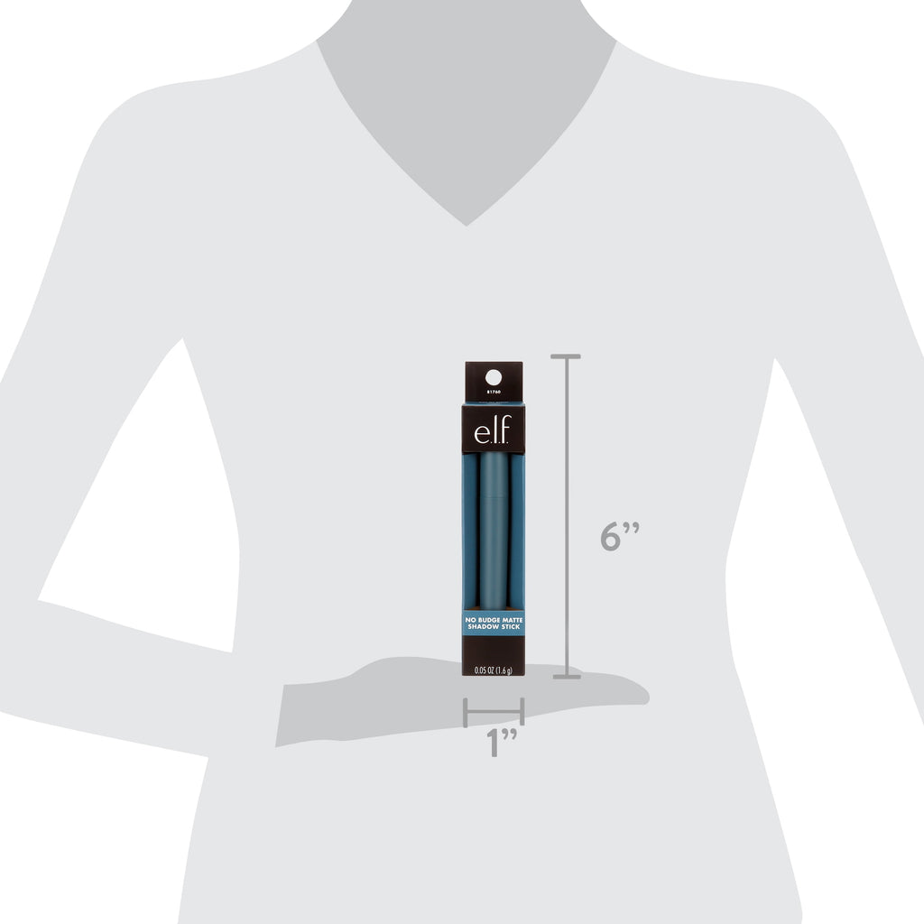e.l.f. No Budge Matte Shadow Stick, Out of Sight, 0.05oz