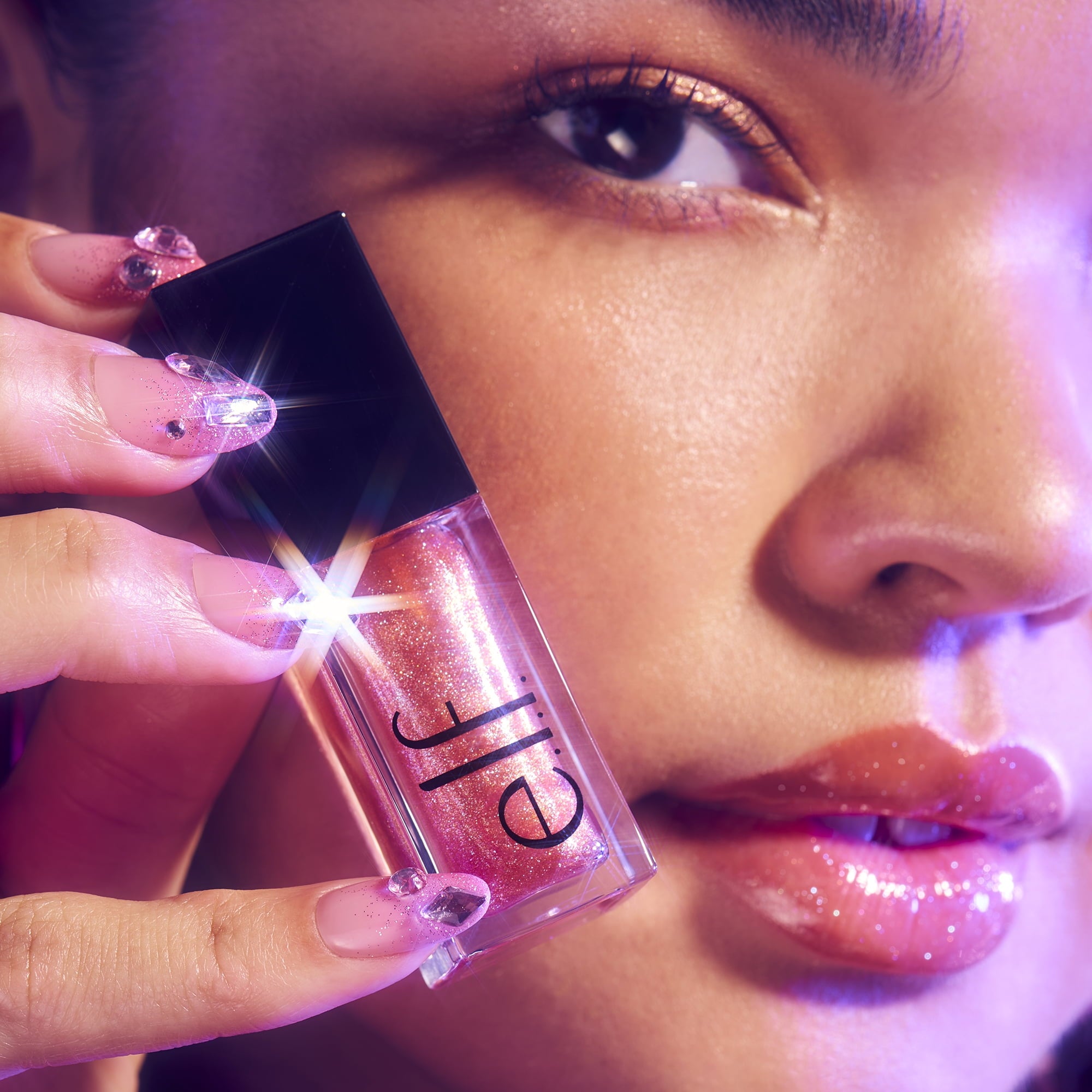 e.l.f. Glow Reviver Plumping Lip Oil, Apricot Feelings, 0.25 fl oz