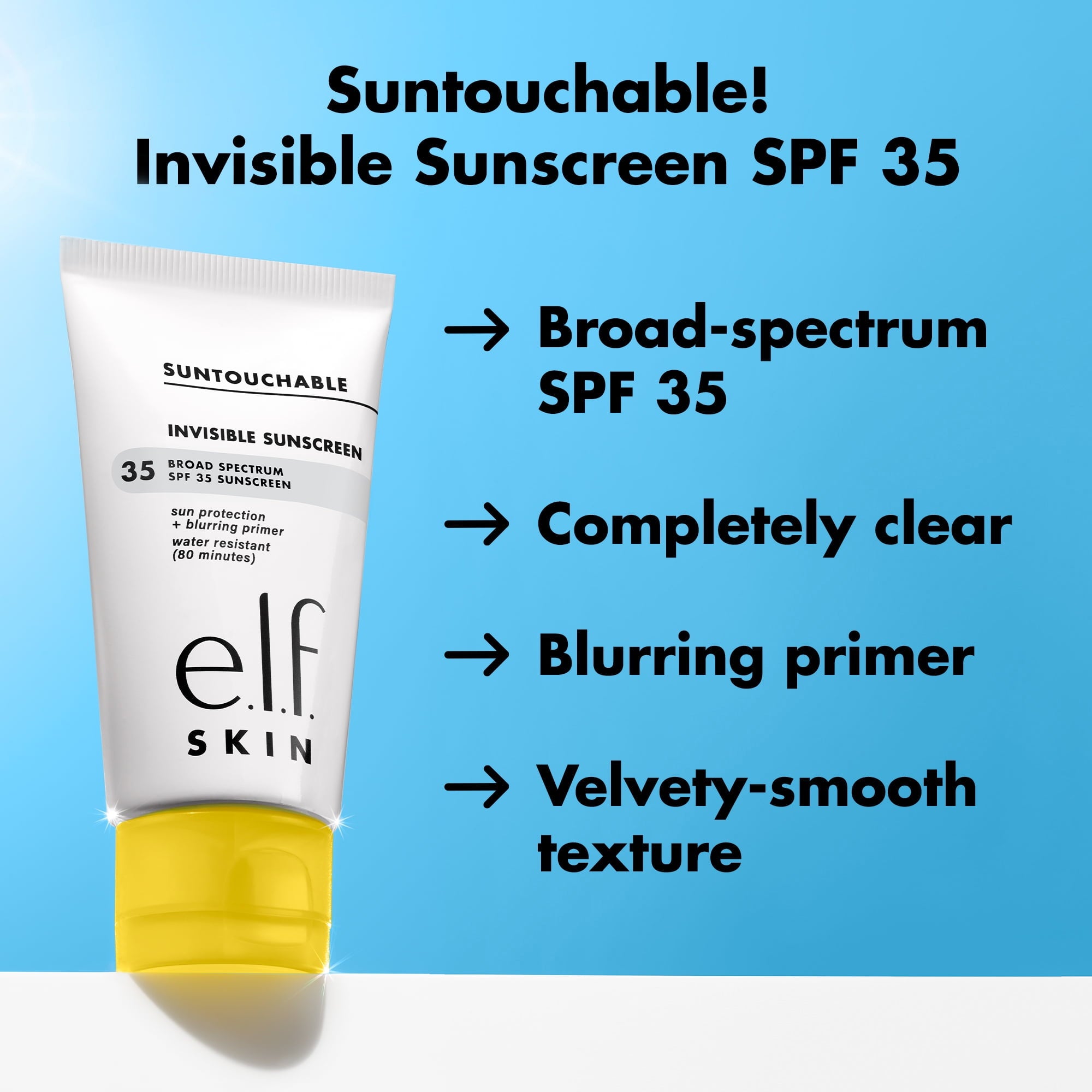 e.l.f. SKIN Suntouchable Invisible Sunscreen SPF 35