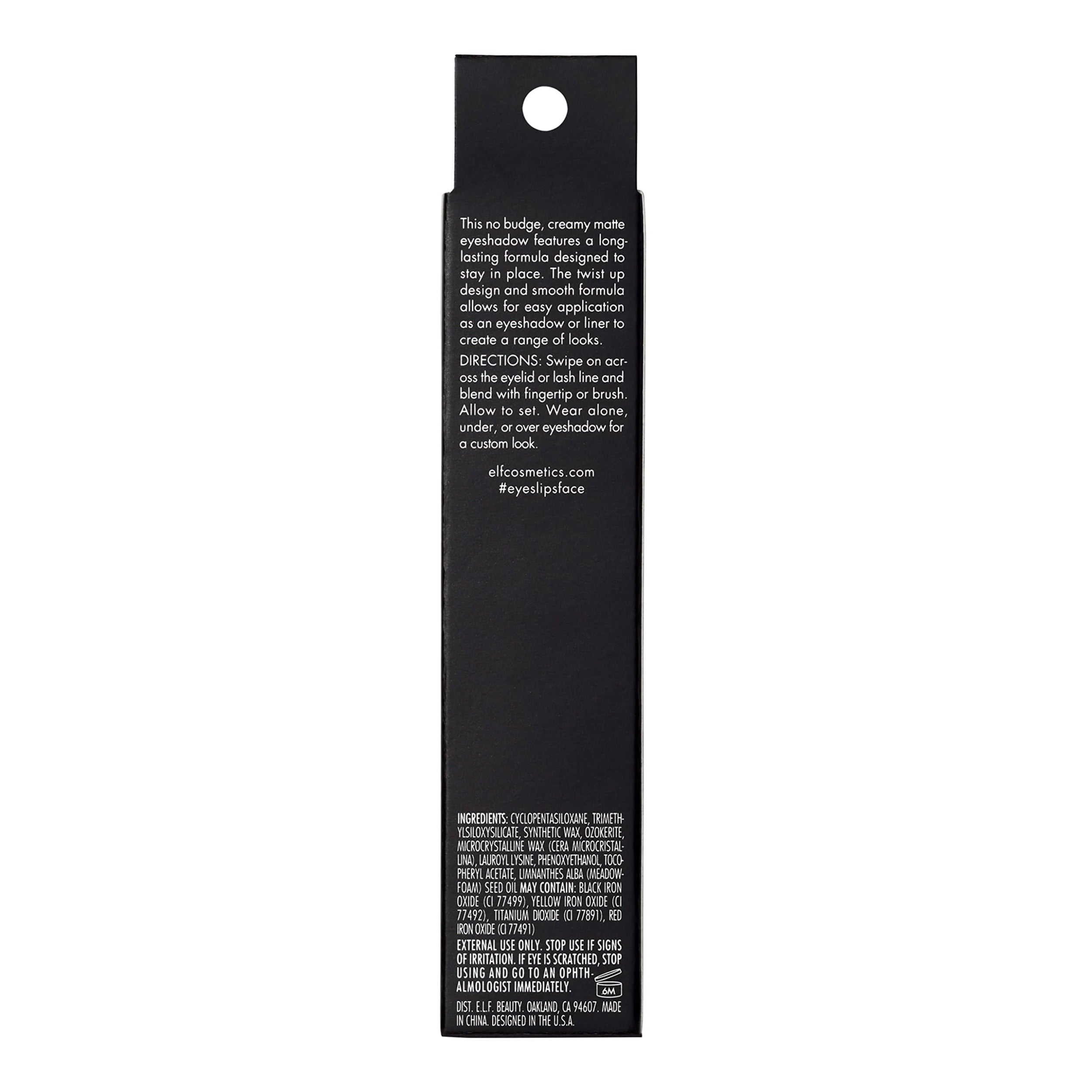 e.l.f. No Budge Matte Shadow Stick, Lava Lamp, 0.05oz