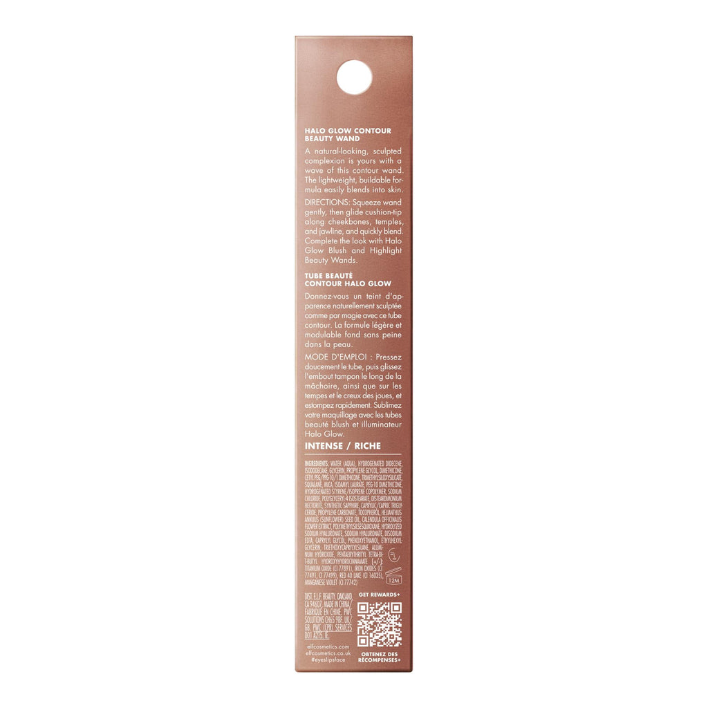 e.l.f. Halo Glow Contour Beauty Wand, Deep/Rich, 0.33 fl oz