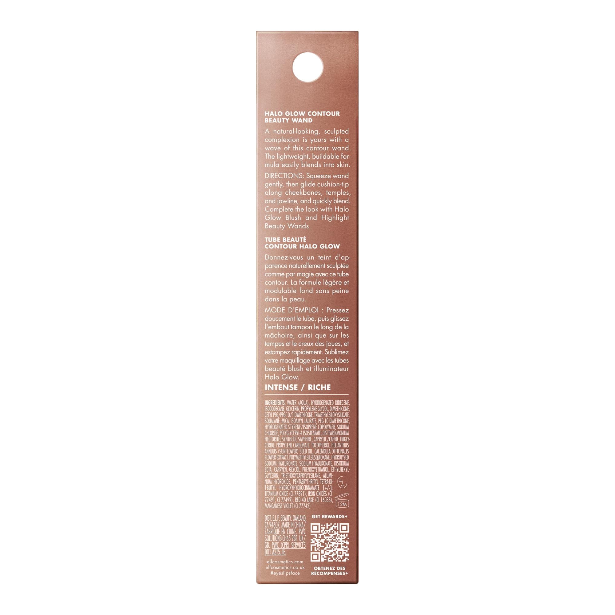 e.l.f. Halo Glow Contour Beauty Wand, Deep/Rich, 0.33 fl oz