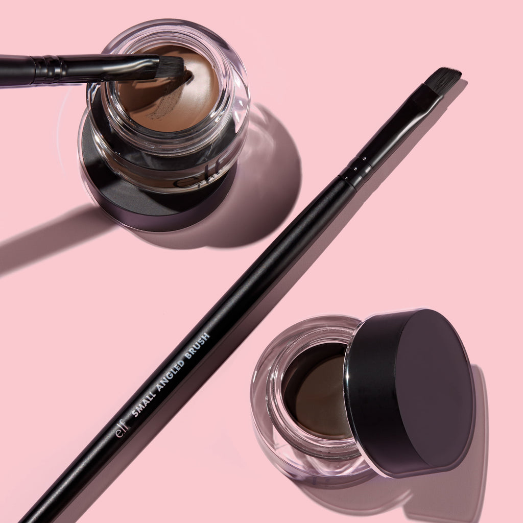 e.l.f. Lock on Liner and Brow Cream, Medium Brown, 0.19 oz