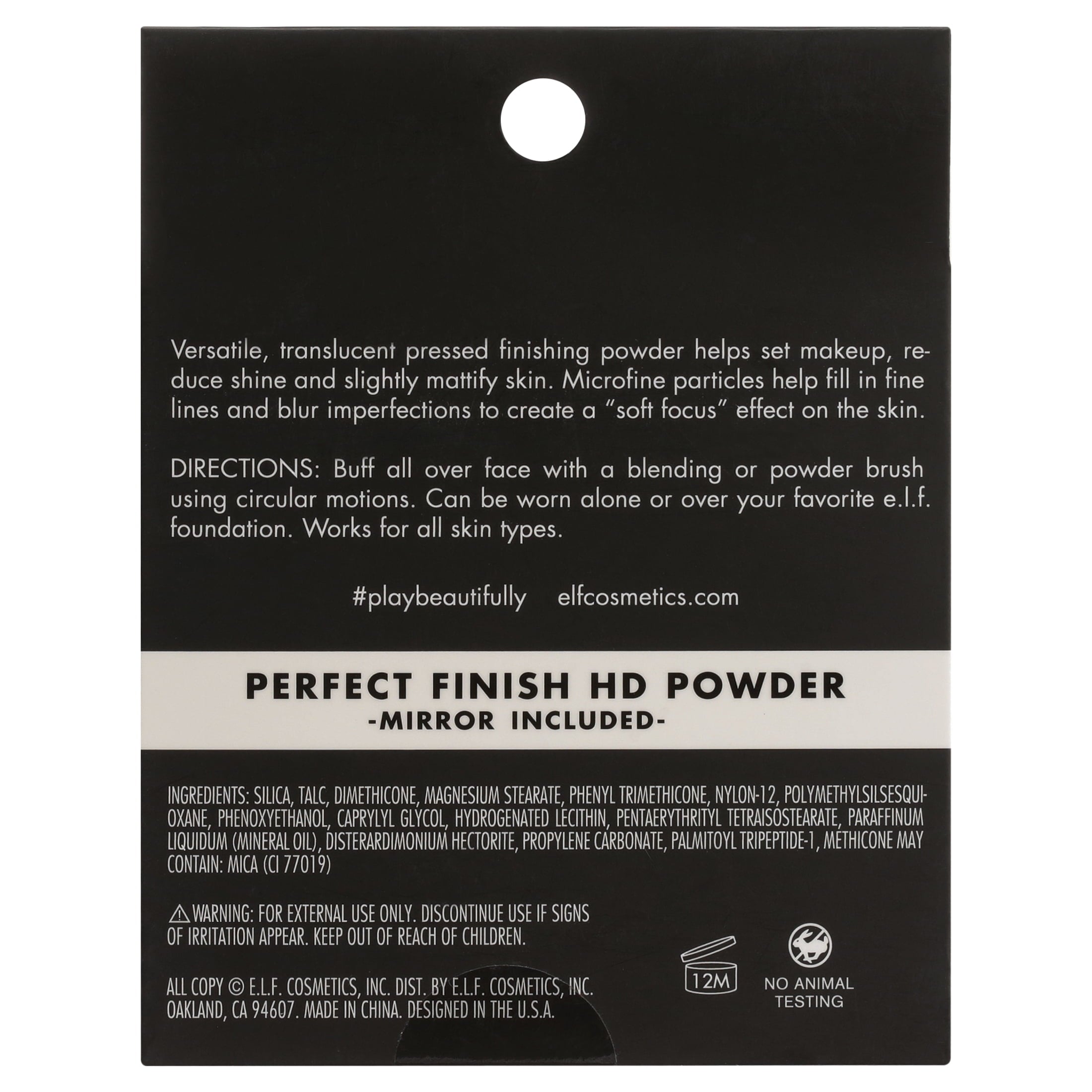e.l.f. Perfect Finish HD Powder, Clear