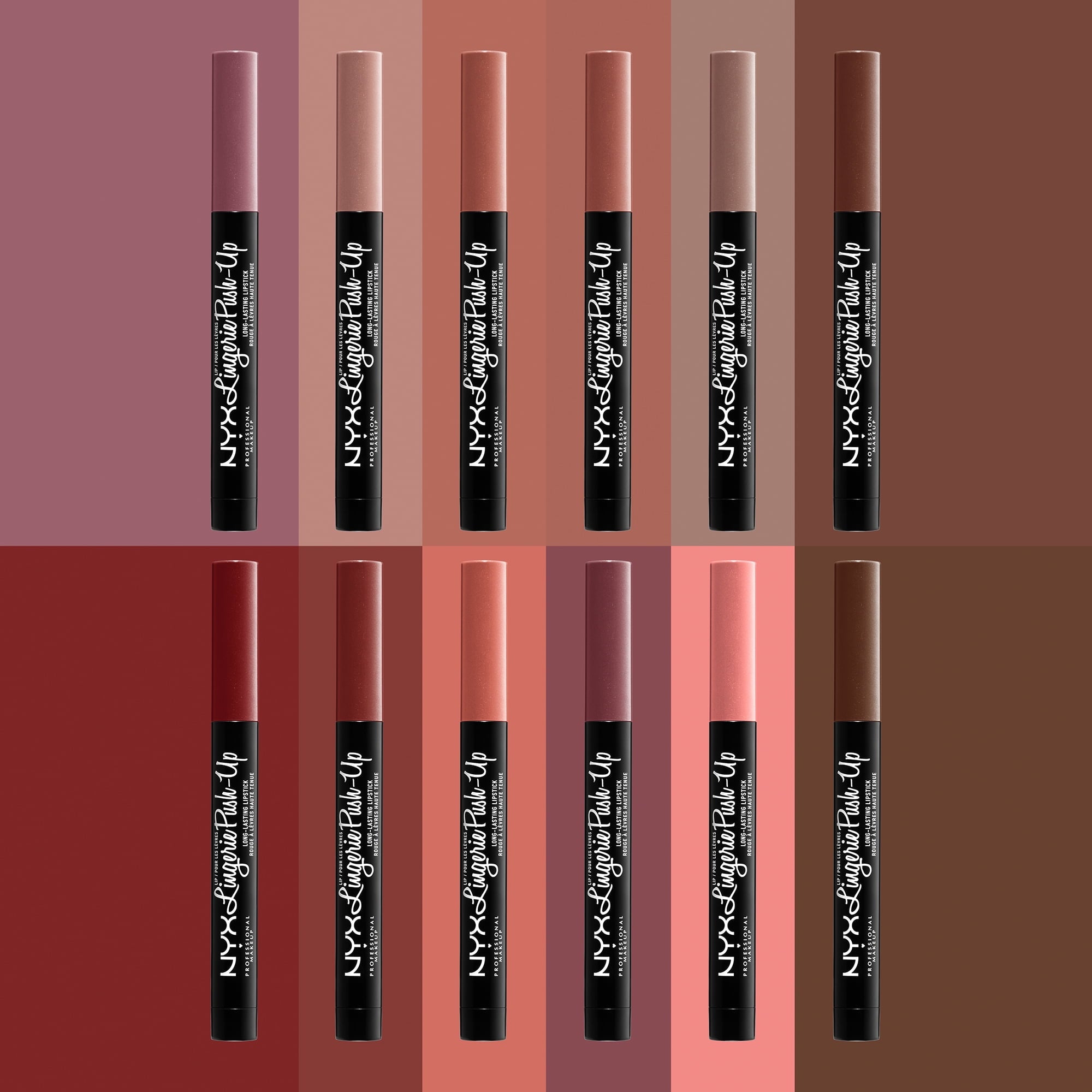 NYX Professional Makeup Lip Lingerie Push-Up Long-Lasting Lipstick, Exotic