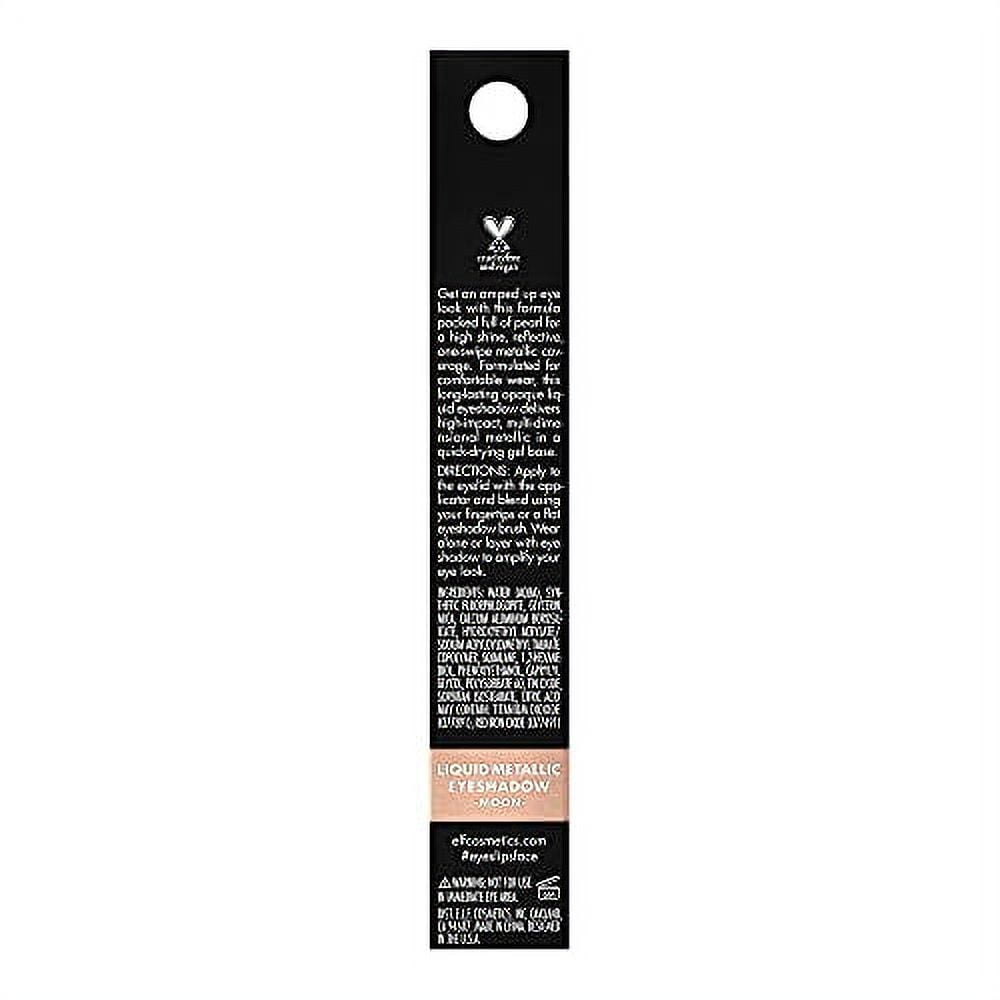 e.l.f. Liquid Metallic Eyeshadow, Moon, 0.1 fl oz