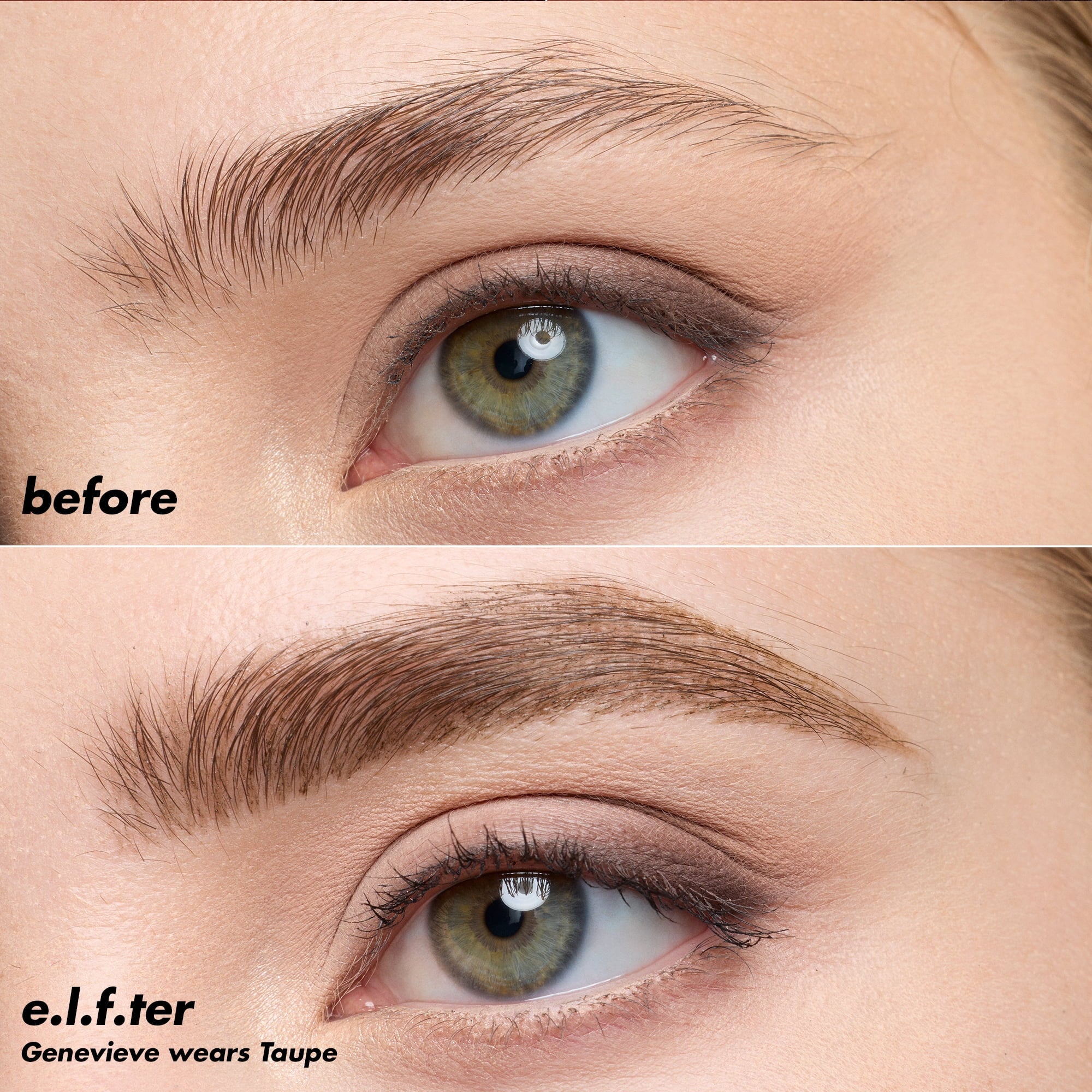 e.l.f. Holy Strokes Micro-Fine Brow Pen, Taupe, 0.02 fl oz
