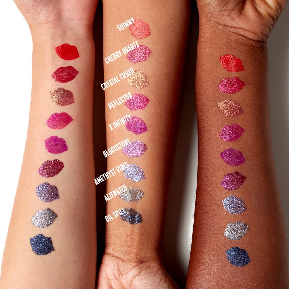 NYX Professional Makeup Glitter Goals Liquid Lipstick, Cherry Quartz