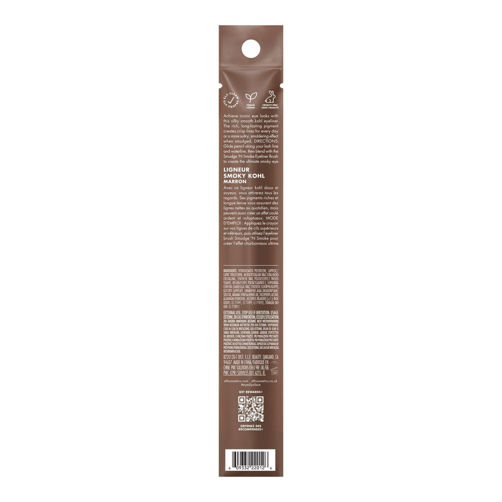 e.l.f. Smoky Kohl Eyeliner, Brownie Points, 0.03oz