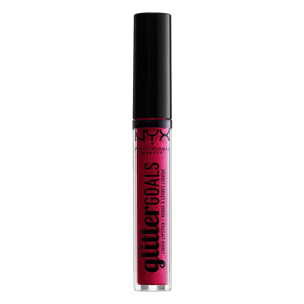 NYX Professional Makeup Glitter Goals Liquid Lipstick, 04 Reflector