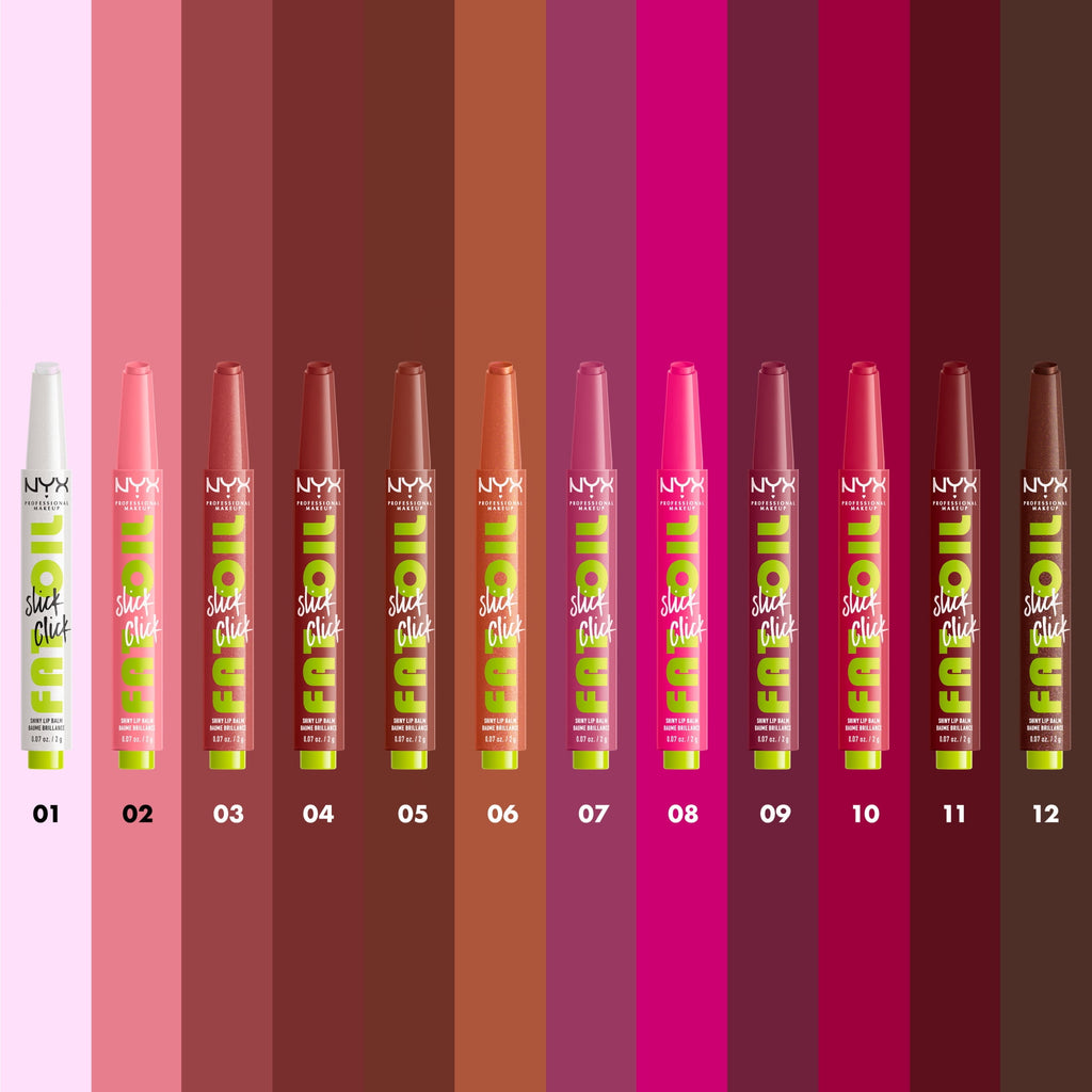 NYX Professional Makeup Fat Oil Slick Click Hydrating Tinted Lip Gloss with Lightweight Hydration, Link in My Bio, 0.07 oz