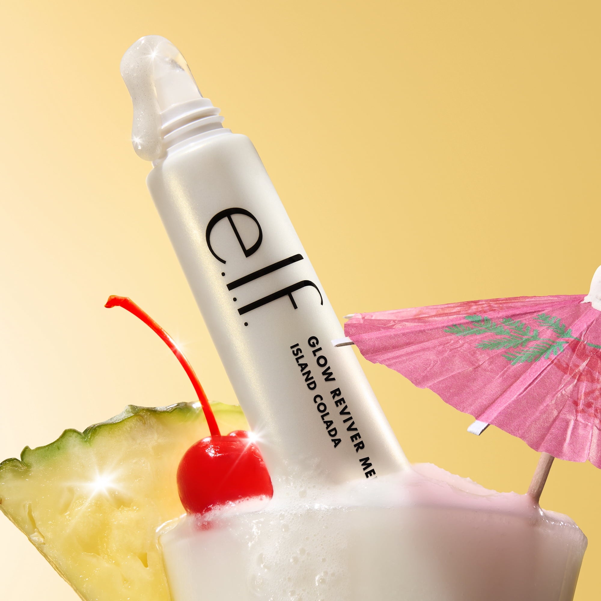 e.l.f. Glow Reviver Melting Lip Balm, Island Colada, 0.52oz