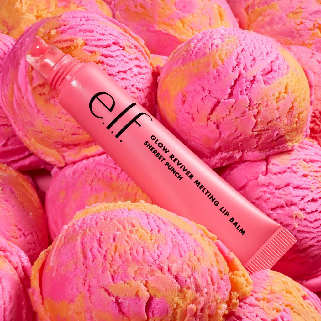 e.l.f. Glow Reviver Melting Lip Balm, Sherbet Punch, 0.52oz
