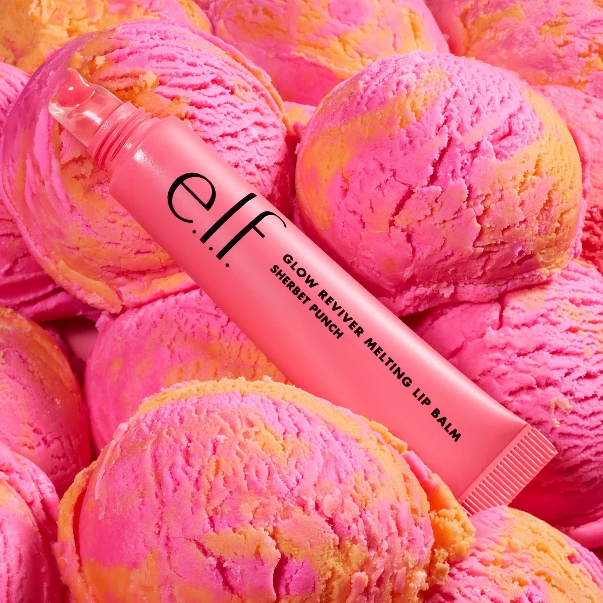 e.l.f. Glow Reviver Melting Lip Balm, Sherbet Punch, 0.52oz