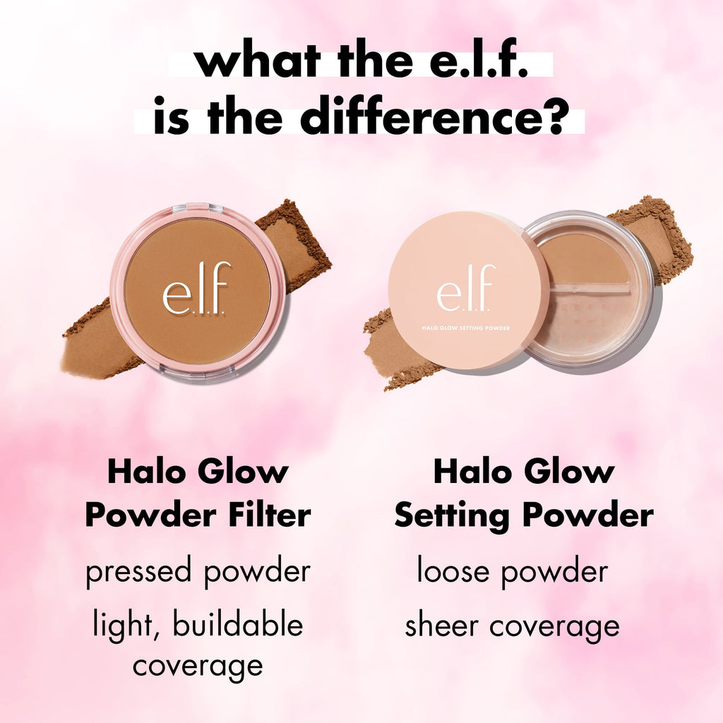 e.l.f. Halo Glow Powder Filter, Medium Neutral, 0.35oz