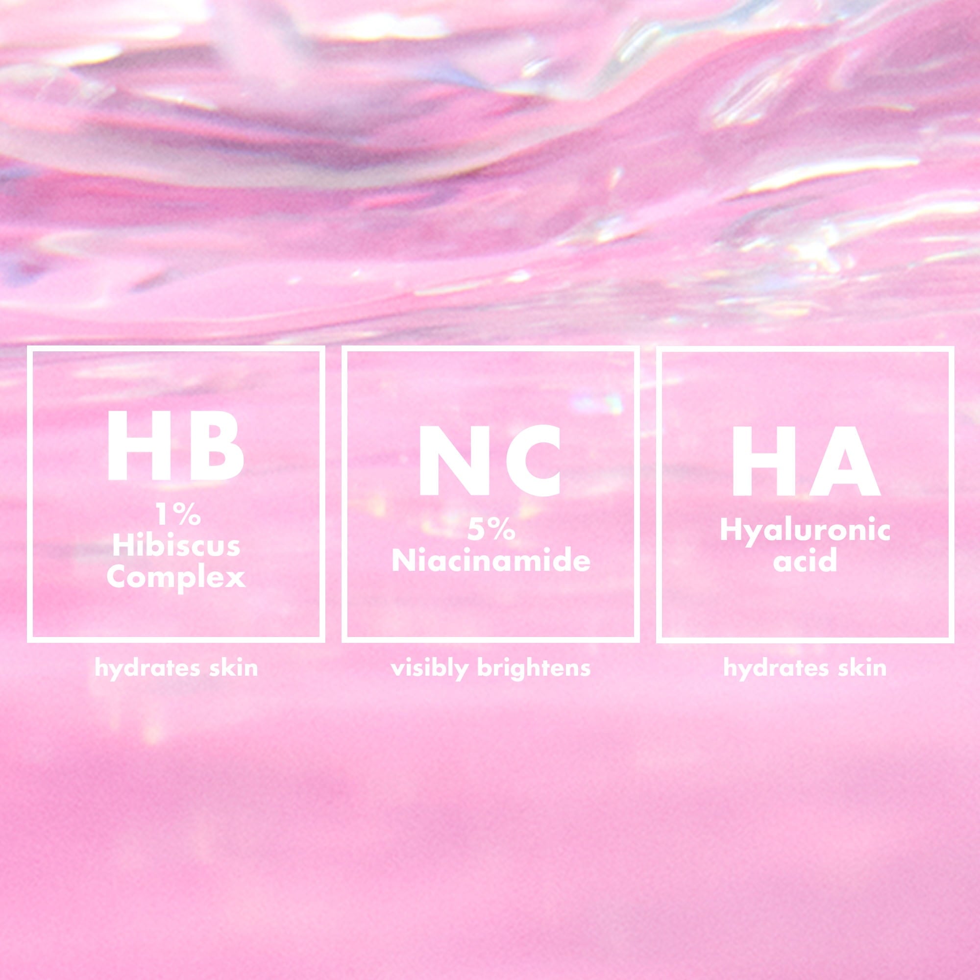 e.l.f. SKIN Holy Hydration! Thirst Burst Drops, Brightening & Hydrating Gel Serum, 1% Hydrating Hibiscus Complex + 5% Niacinamide, 1 fl oz