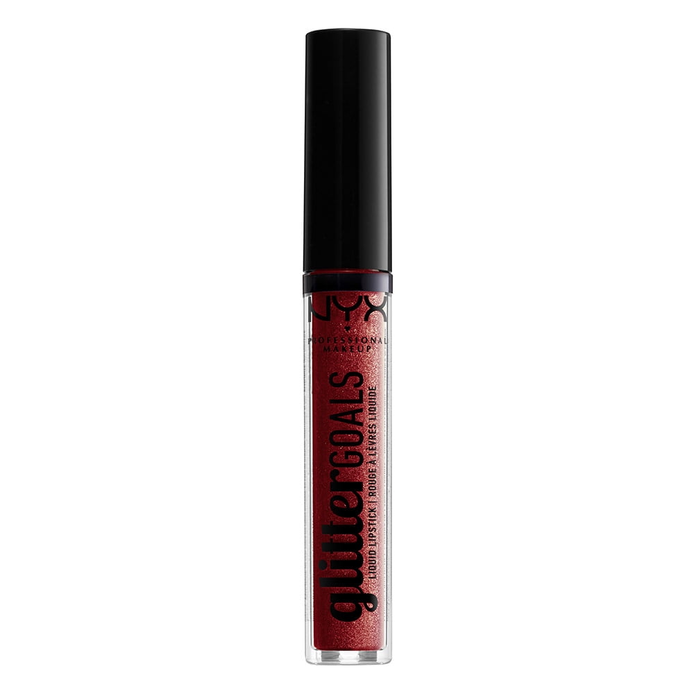 NYX Professional Makeup Glitter Goals Liquid Lipstick, Crystal Crush