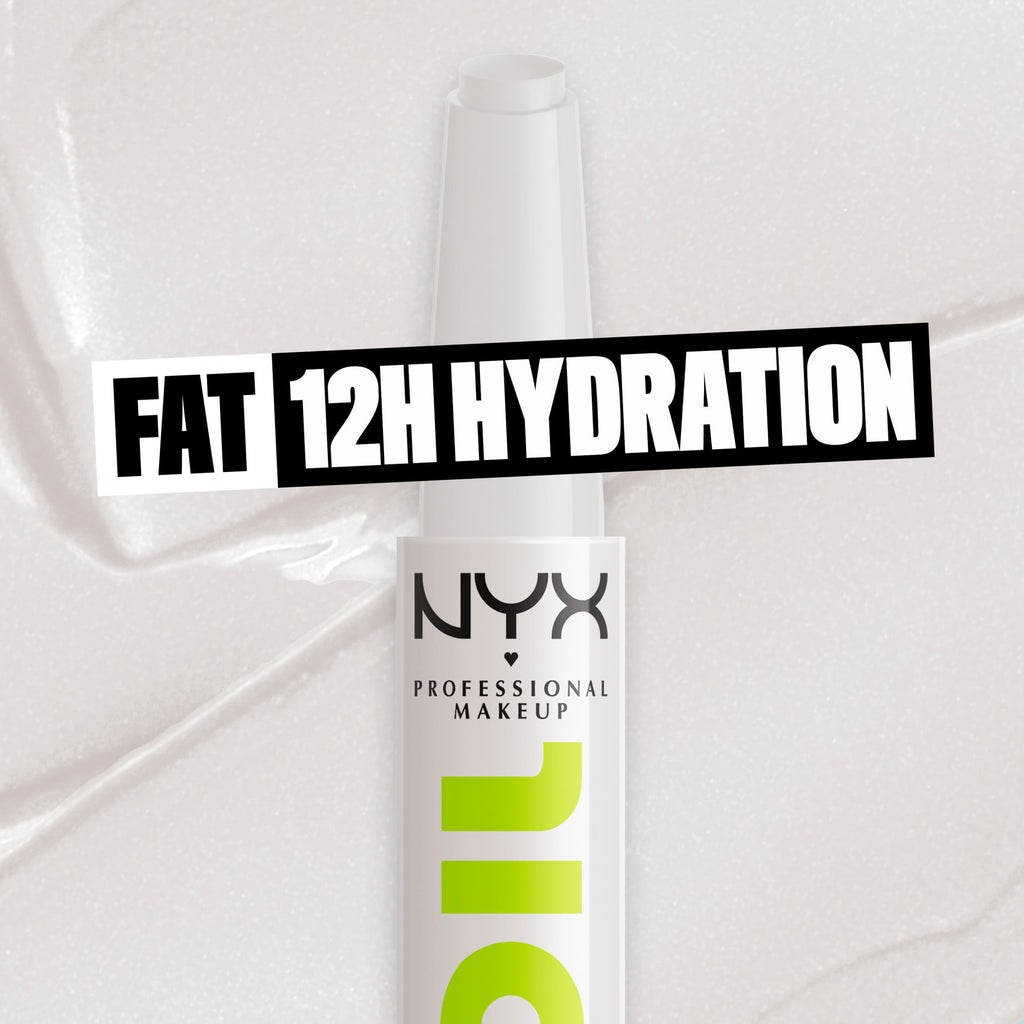 NYX Professional Makeup Fat Oil Slick Click Hydrating Tinted Lip Gloss with Lightweight Hydration, Going Live, 0.07 oz