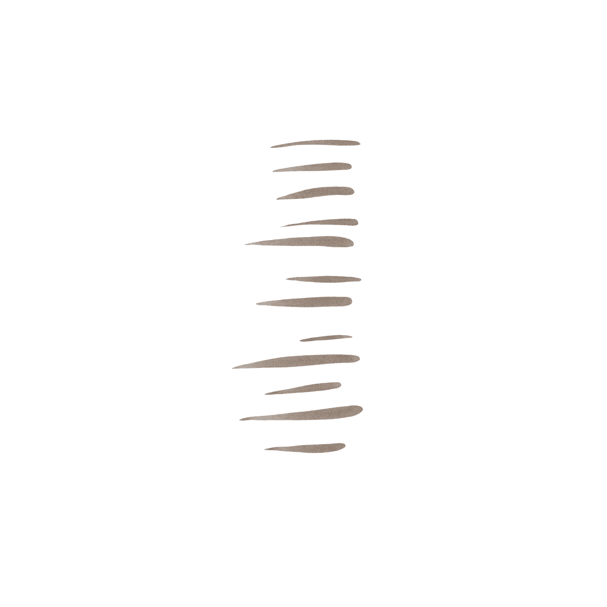 e.l.f. Holy Strokes Micro-Fine Brow Pen, Dark Brown, 0.02 fl oz