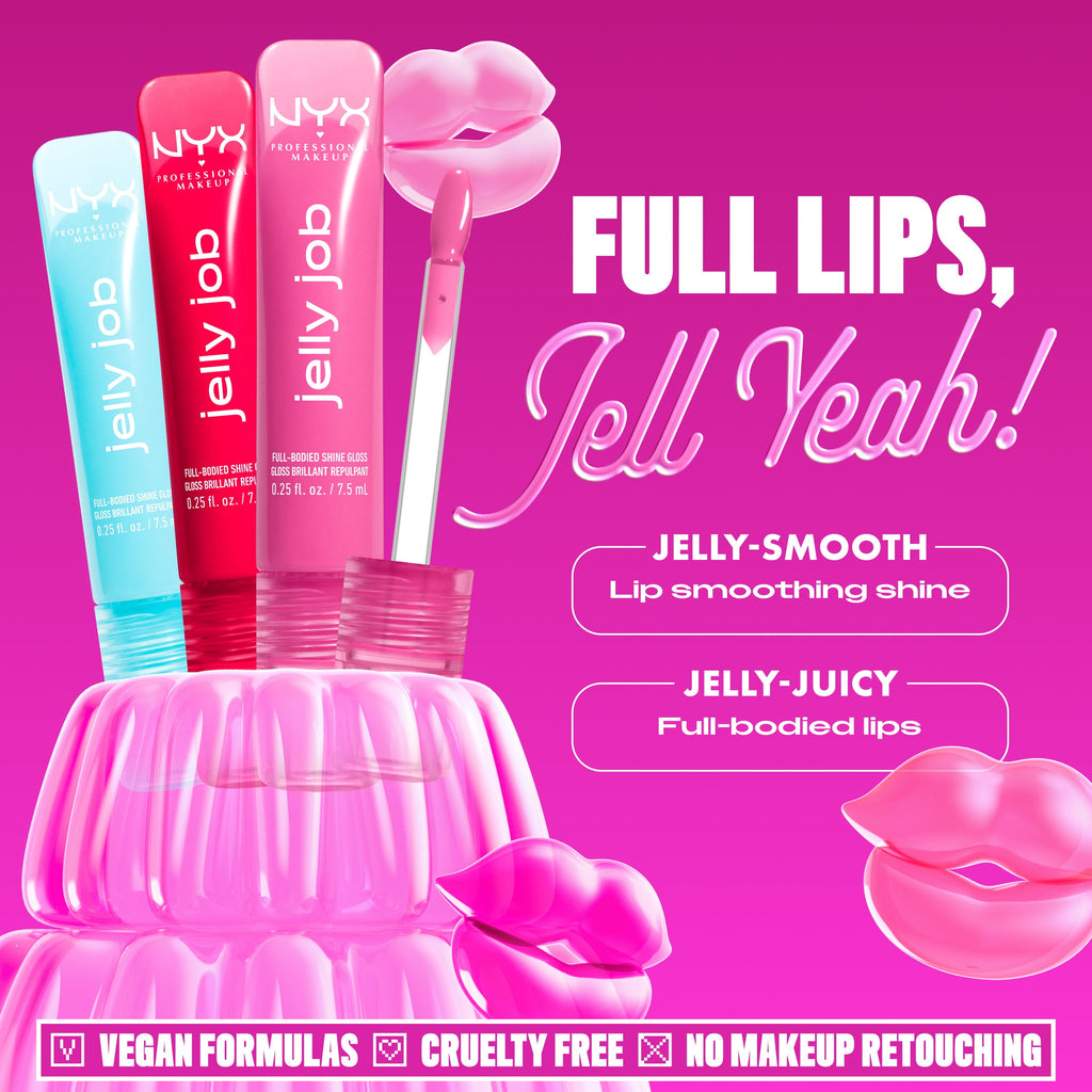 NYX Professional Makeup Jelly Job Lip Gloss, Jelly Blushing 07