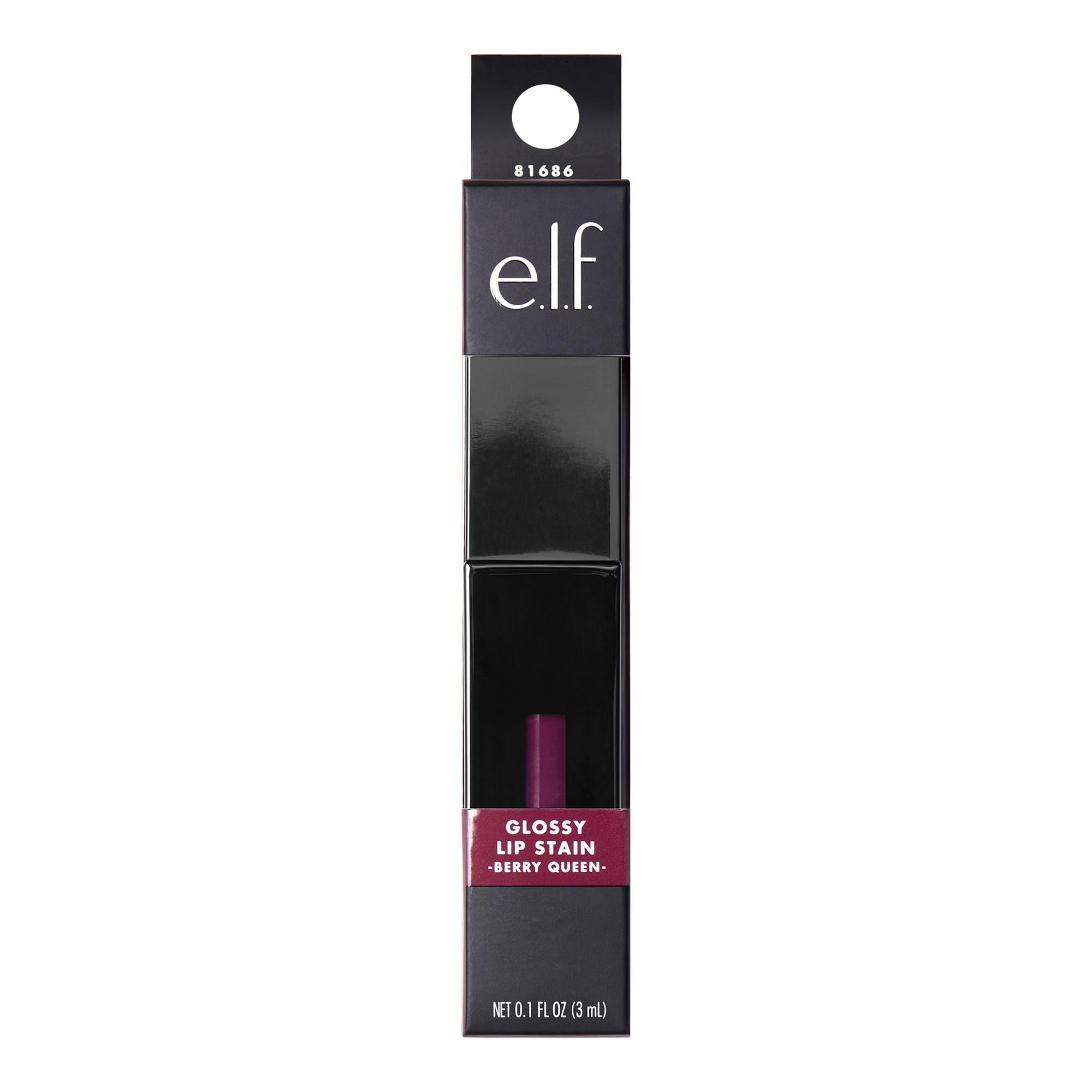 e.l.f. Glossy Lip Stain, Berry Queen, 0.1 fl oz