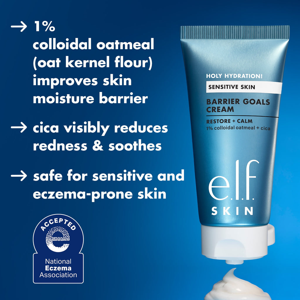 e.l.f. SKIN Holy Hydration! Barrier Goals Cream, 2.1oz