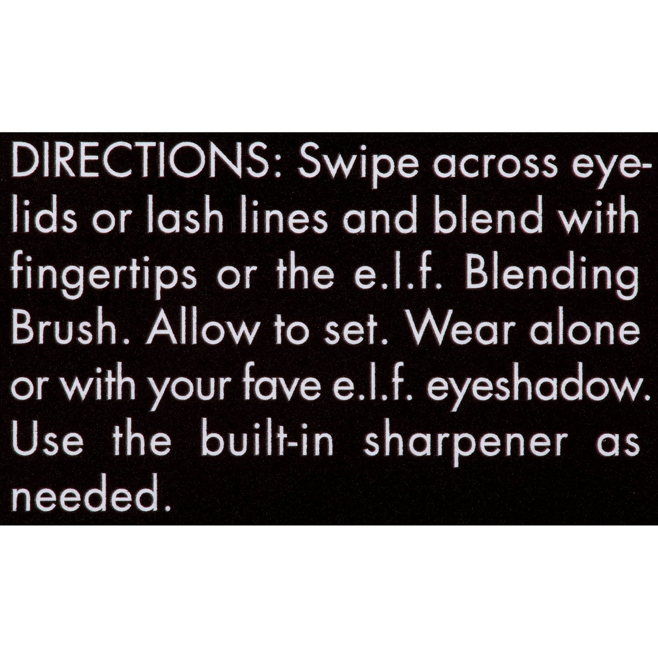 e.l.f. No Budge Matte Shadow Stick, Out of Sight, 0.05oz