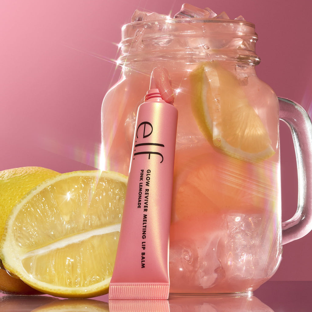 e.l.f. Glow Reviver Melting Lip Balm, Pink Lemonade, 0.52oz