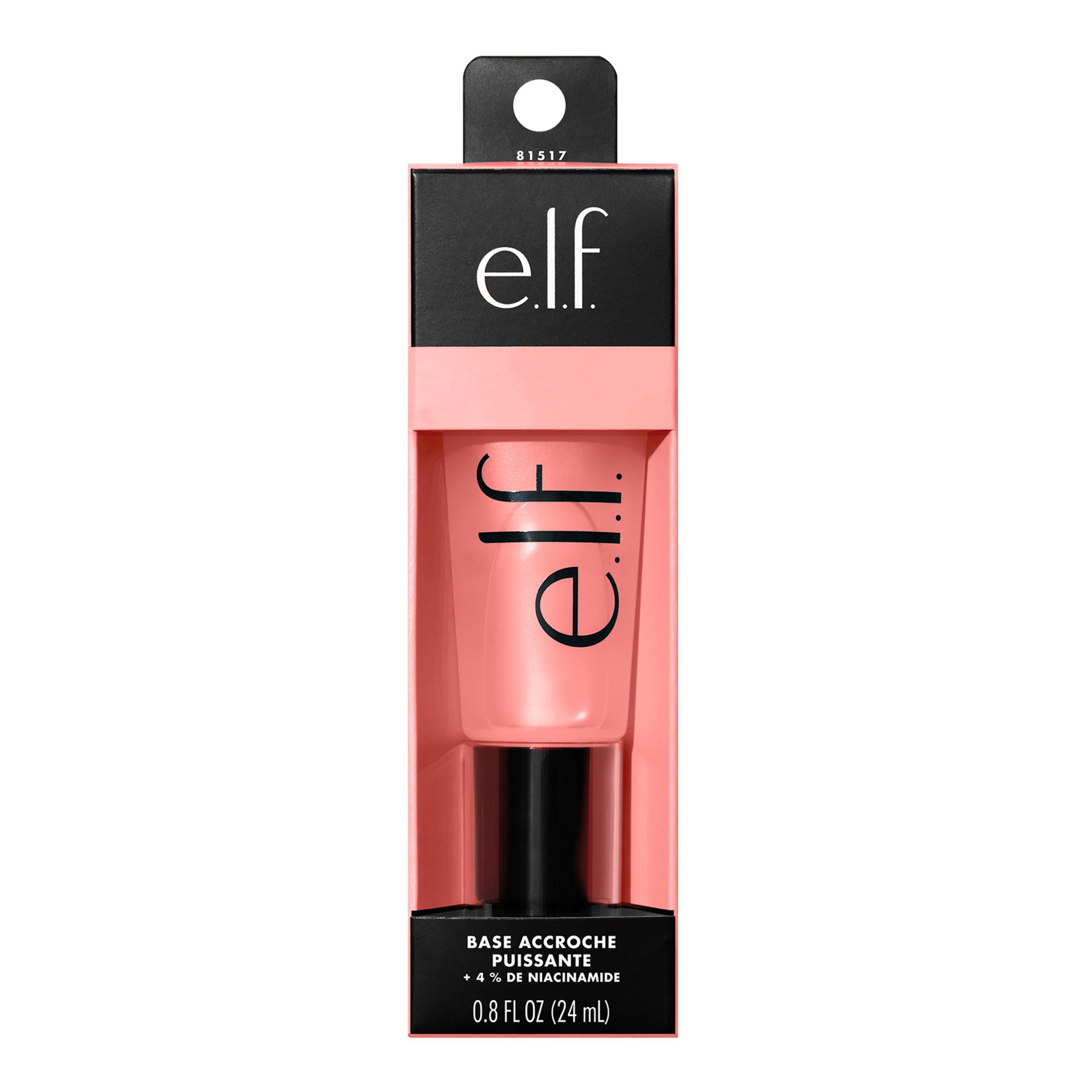 (2 pack) e.l.f. Power Grip Primer + 4% Niacinamide, 0.8 fl oz