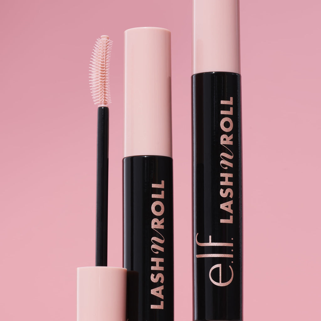 e.l.f. Lash 'N Roll® Curling & Lifting Mascara, Pitch Black, 0.32oz