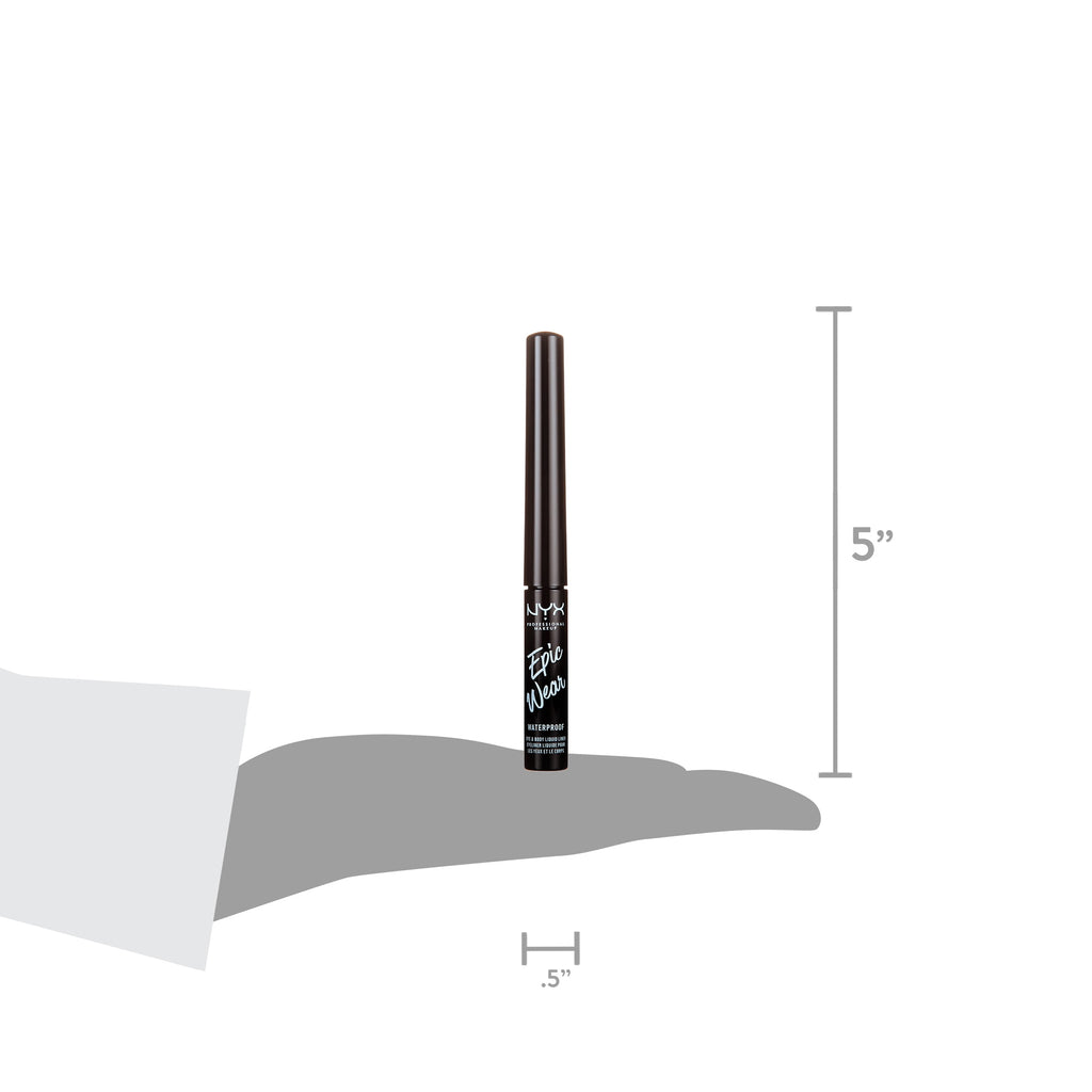 NYX Professional Makeup Epic Wear Liquid Liner, Long-Lasting Waterproof Liquid Eyeliner, Red
