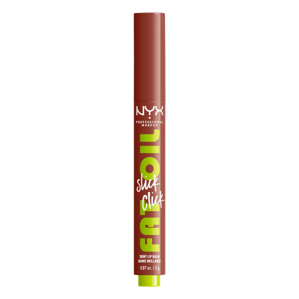 NYX Professional Makeup Fat Oil Slick Click Hydrating Tinted Lip Gloss with Lightweight Hydration, Link in My Bio, 0.07 oz
